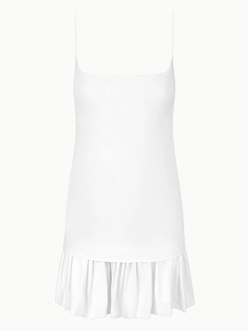 NWT Staud | Ari Mini Dress White Size L - Picture 4 of 4